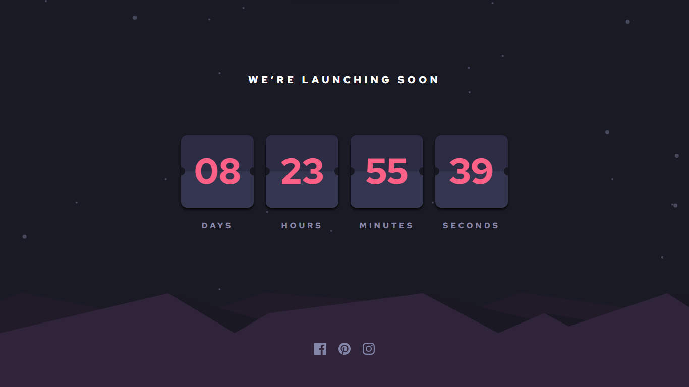 Launch countdown timer