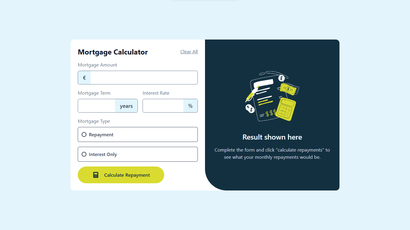 Mortgage Repayment Calculator
